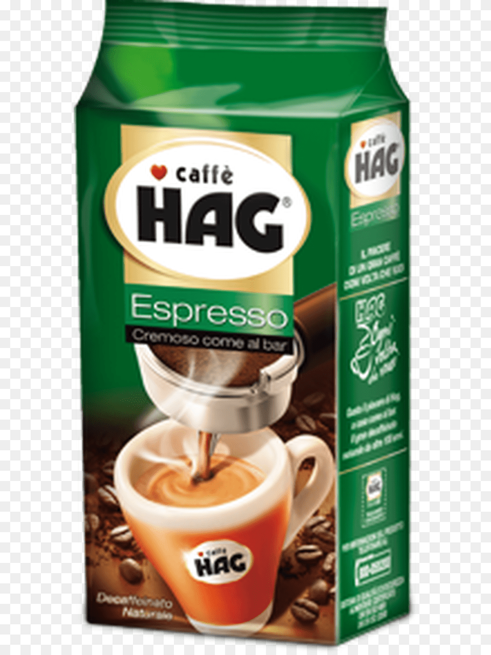 Caffe Hag Espresso Decaf Coffee Brick Decaf Coffee, Cup, Beverage, Coffee Cup Free Png Download