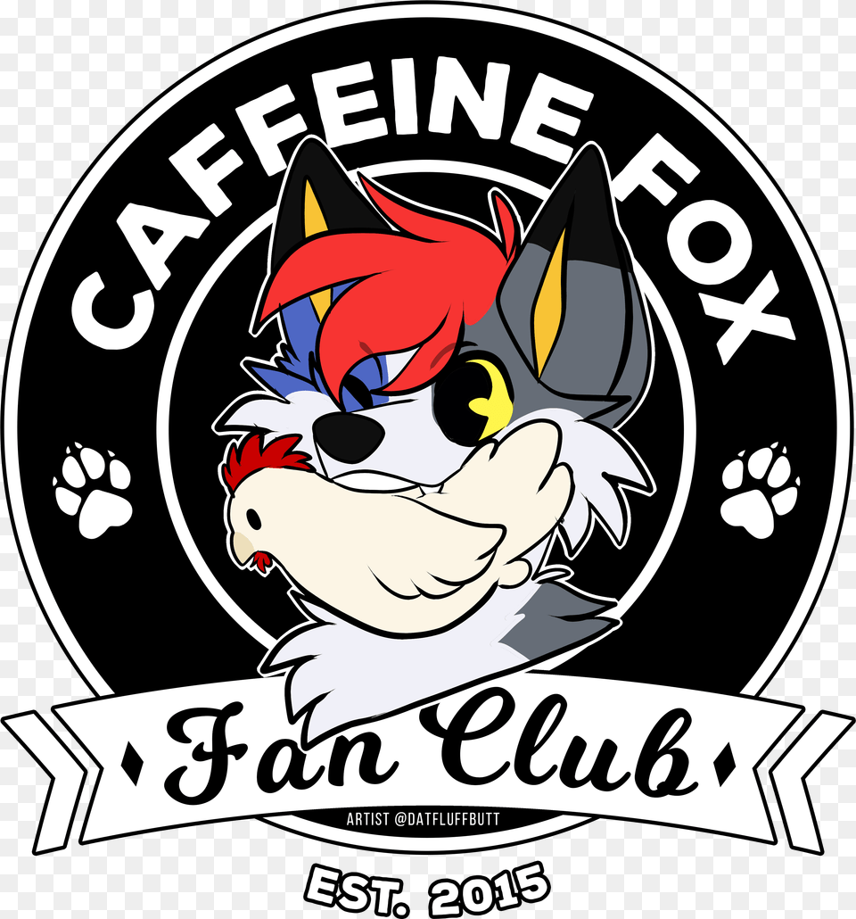 Caffeine Fox Fan Art, Sticker, Logo Free Transparent Png