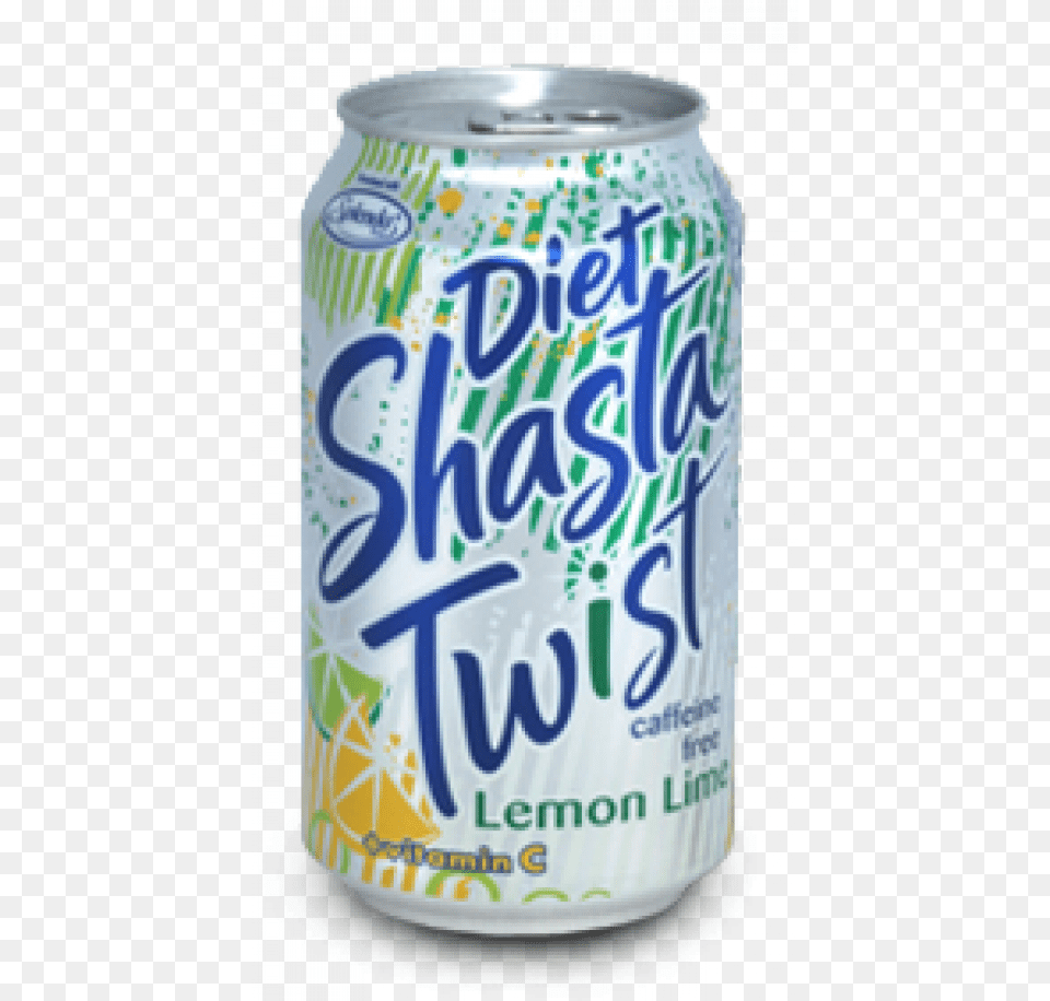 Caffeine Free Diet Lemon Lime Twist Caffeinated Drink, Can, Tin Png Image