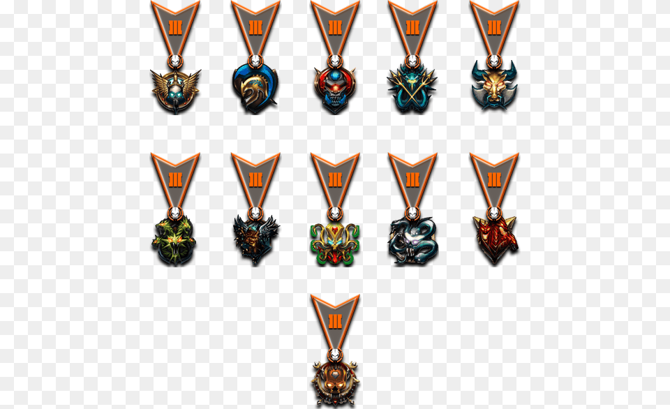 Cag Blops3 Prestige Medals Black Ops 4 All Medals, Accessories, Jewelry, Locket, Pendant Png