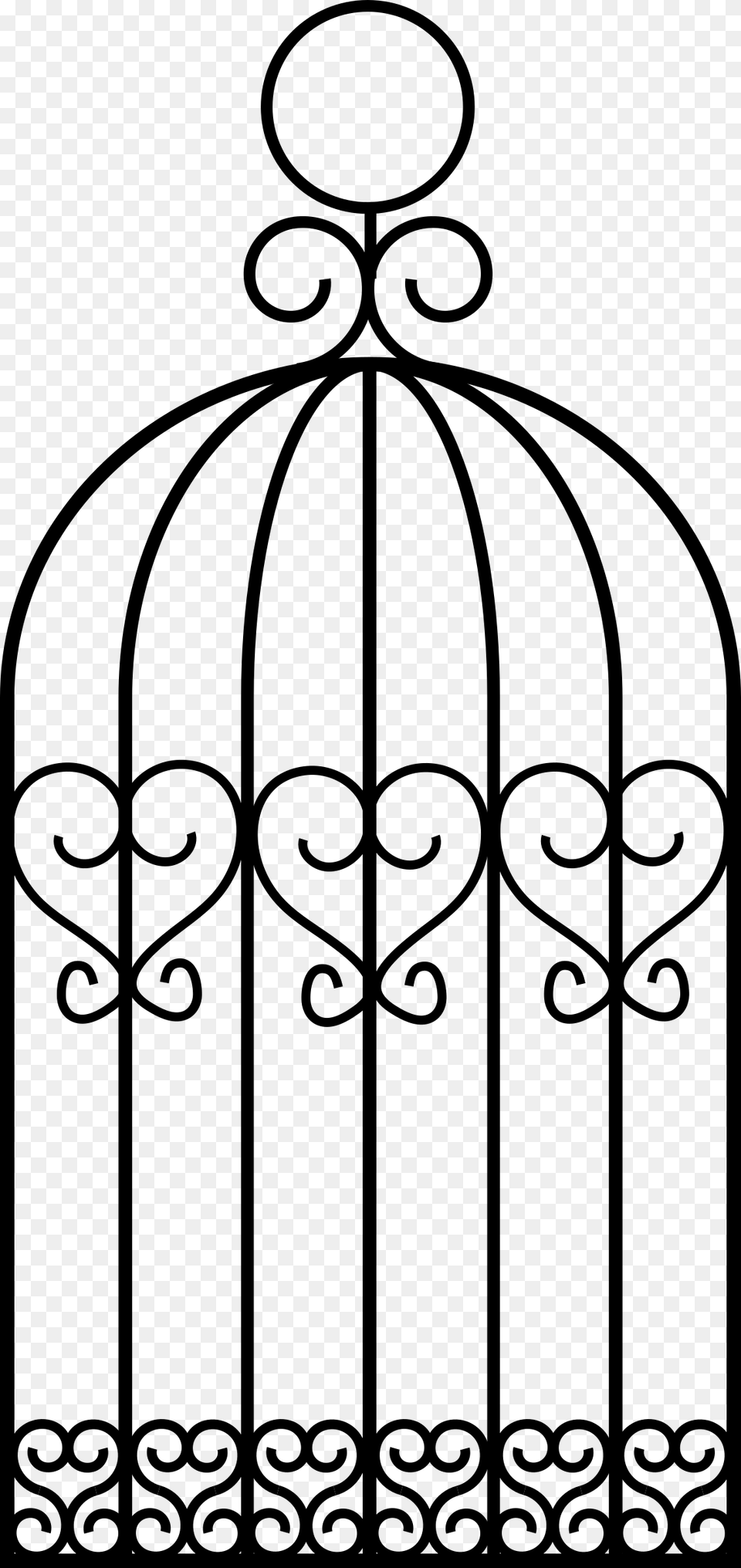 Cage, Gray Free Png