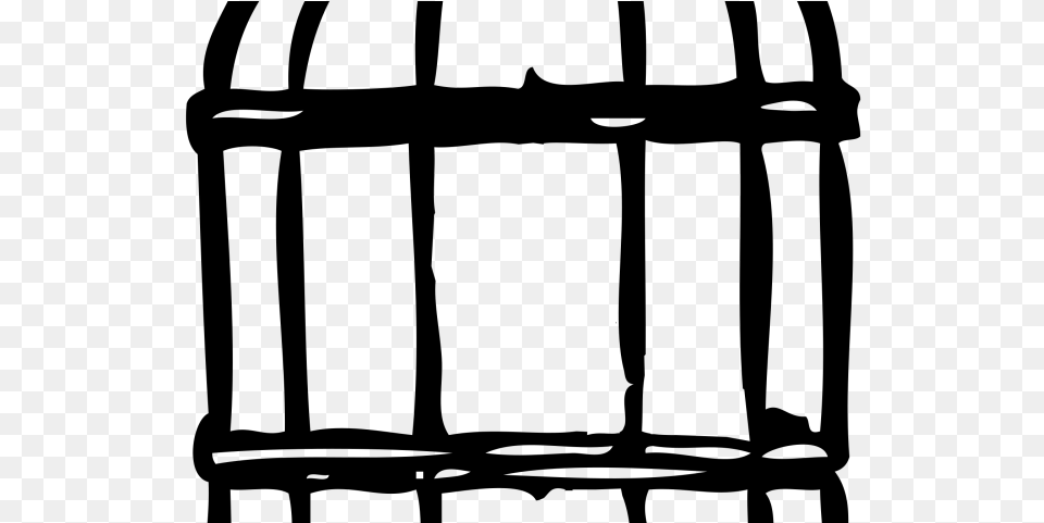 Cage Clipart Background Mockingbird In A Cage, Gray Png Image