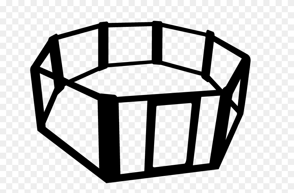 Cage Clipart Octagon, Gate Png Image