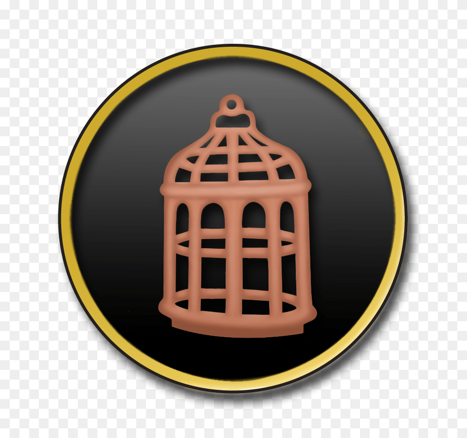 Cage From Bioshock Inifinte On A Or Pin Back Button, Outdoors, Lamp, Lantern Free Transparent Png