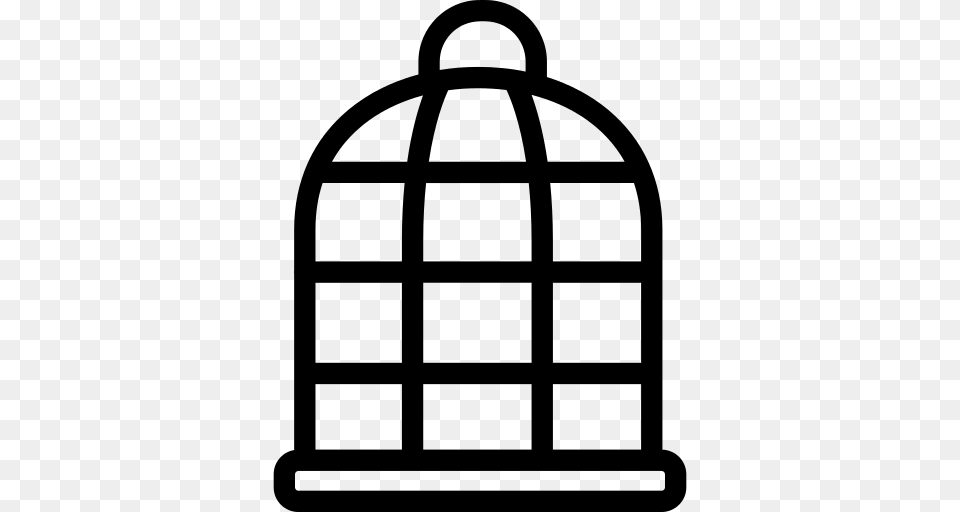Cage Icon, Gray Free Png Download