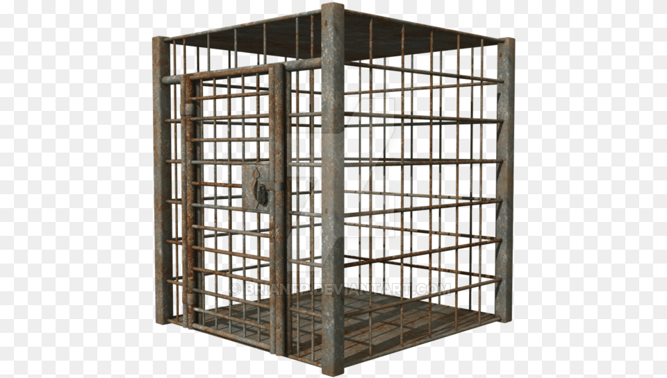 Cage Transparent Cage, Den, Indoors, Gate Png Image