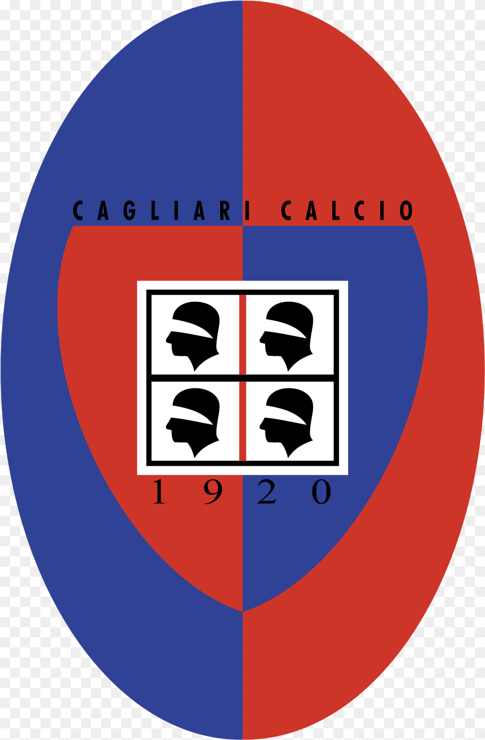 Cagliari Calcio Logo Transparent Cagliari Calcio, Person, Symbol, Disk, Face Free Png Download