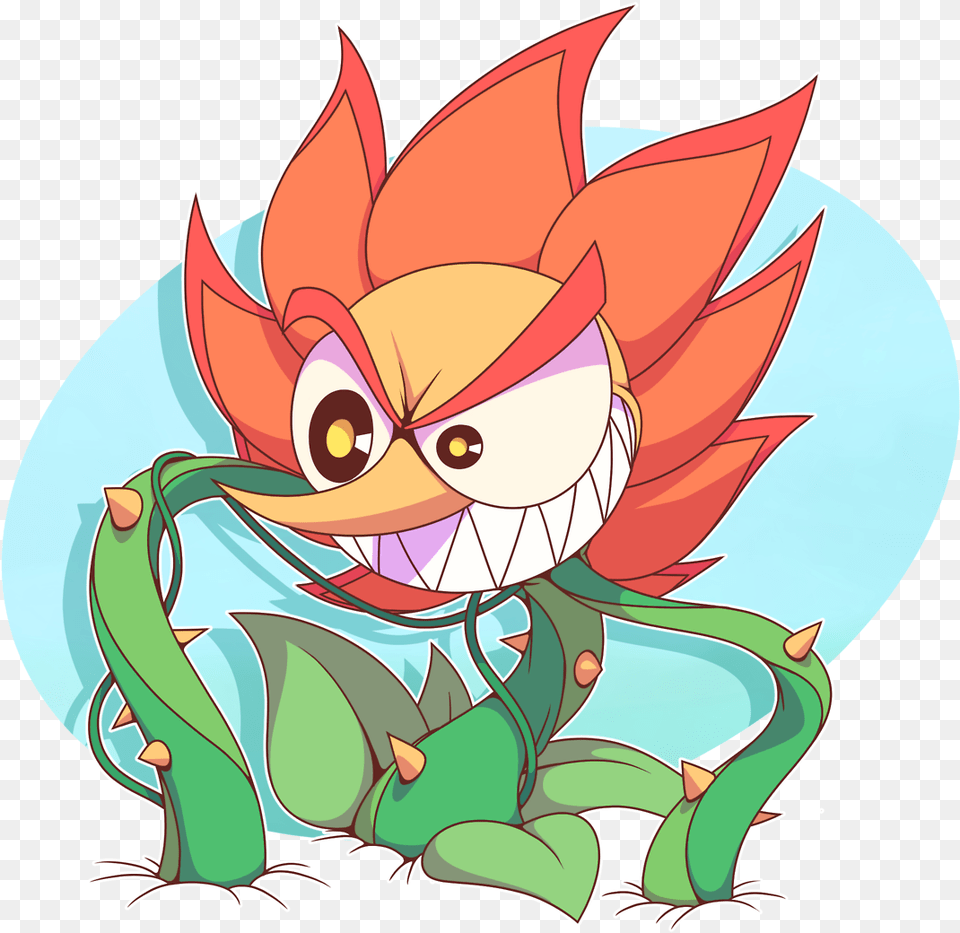 Cagney Carnation Cuphead Fanart, Book, Comics, Publication, Baby Png Image