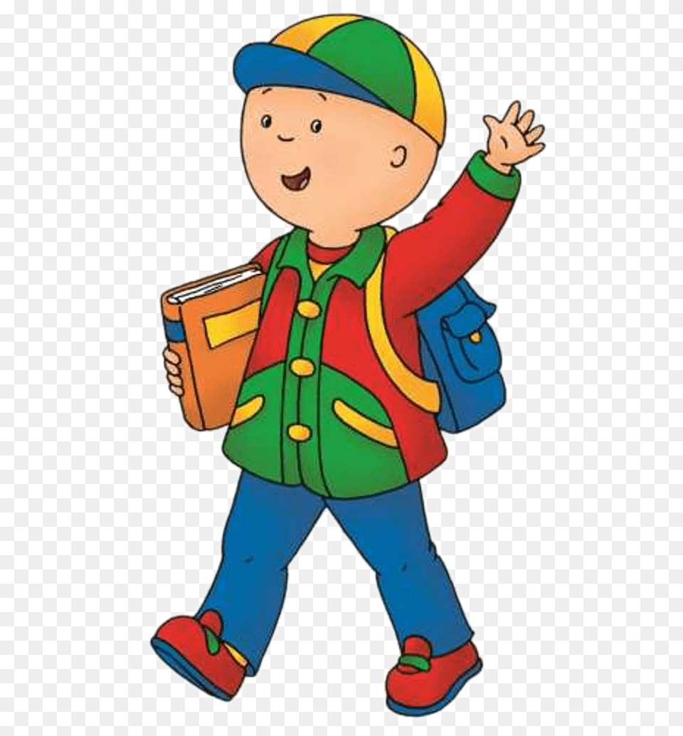 Caillou Fully Dressed, Baby, Person, Elf, Face Free Png