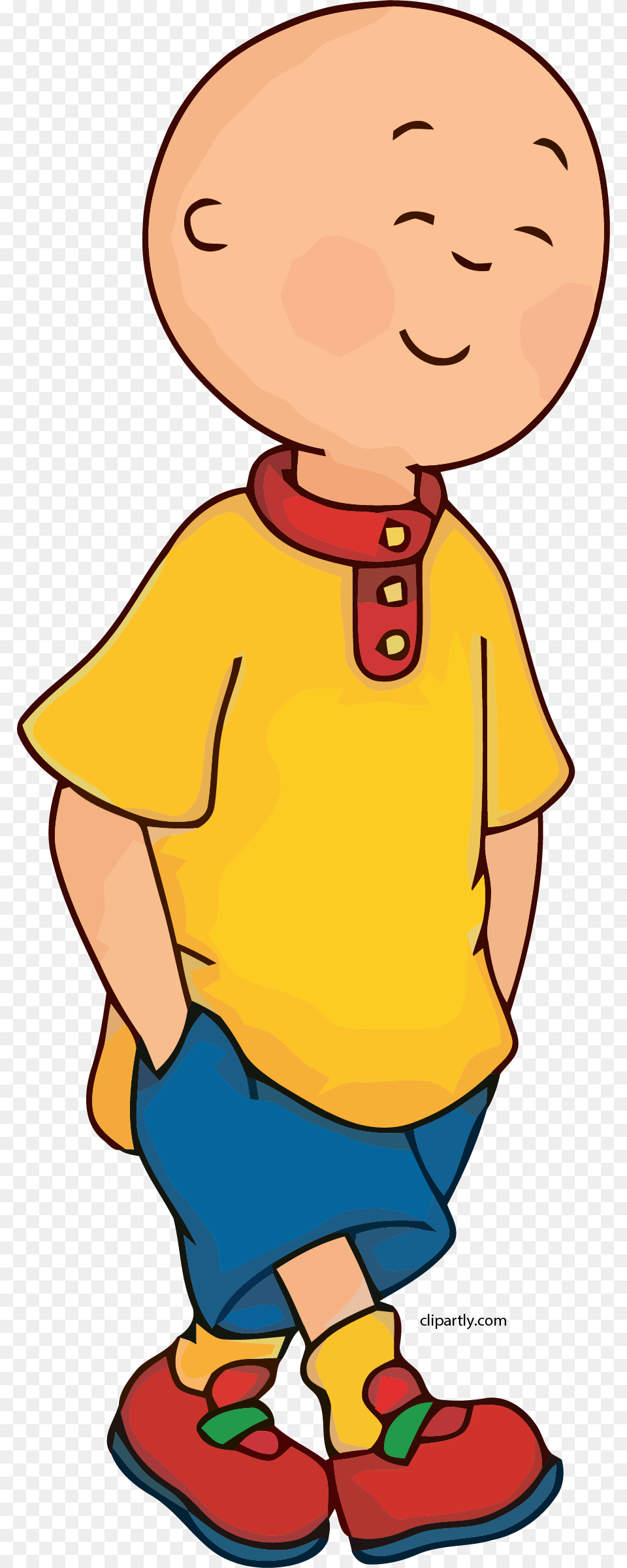 Caillou Happy Clipart, Baby, Person, Face, Head Free Transparent Png