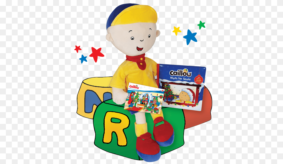 Caillou Holiday Bundle Caillou, Baby, Person, Indoors, Face Png Image