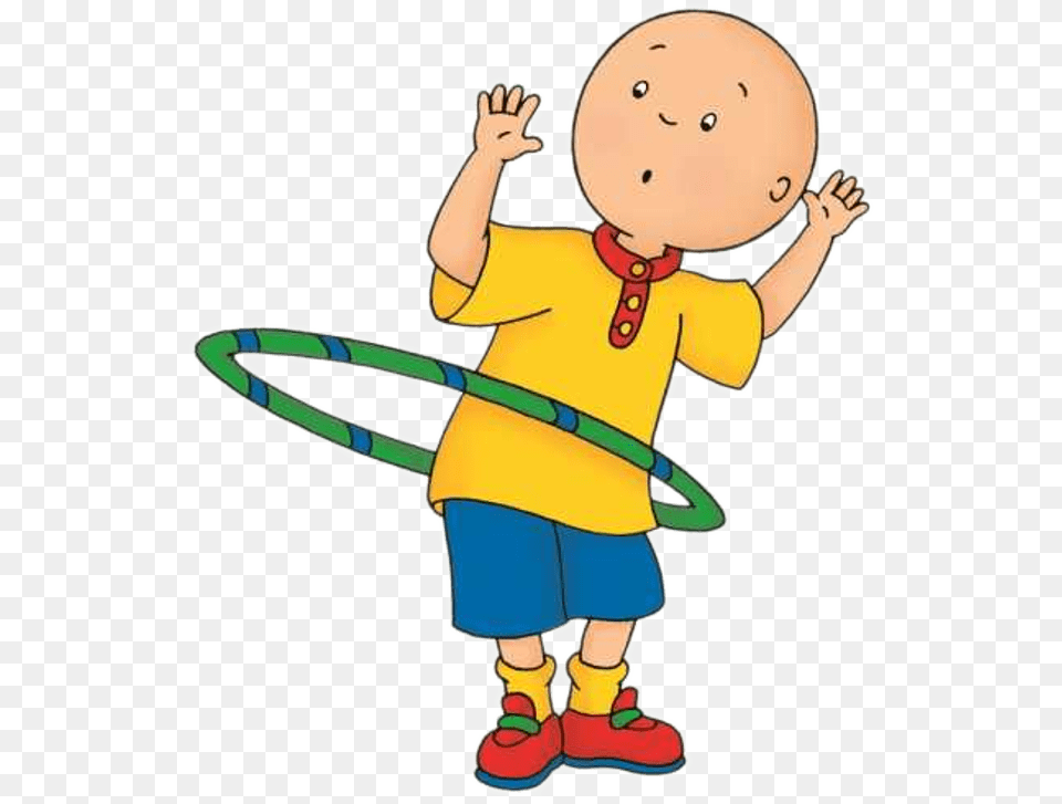 Caillou Playing With The Hula Hoop Clipart Hula Hoop, Baby, Person, Toy, Face Free Transparent Png