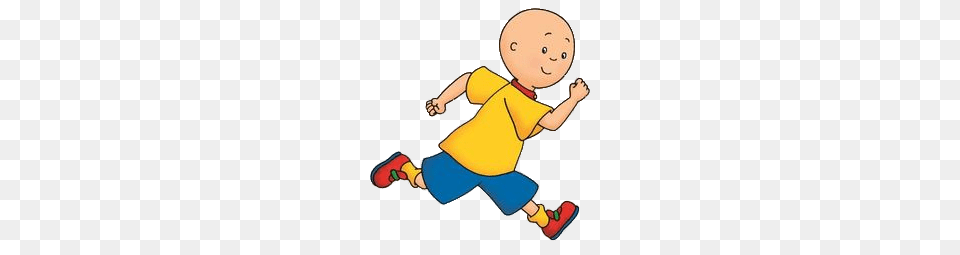 Caillou Running, Baby, Person Free Transparent Png