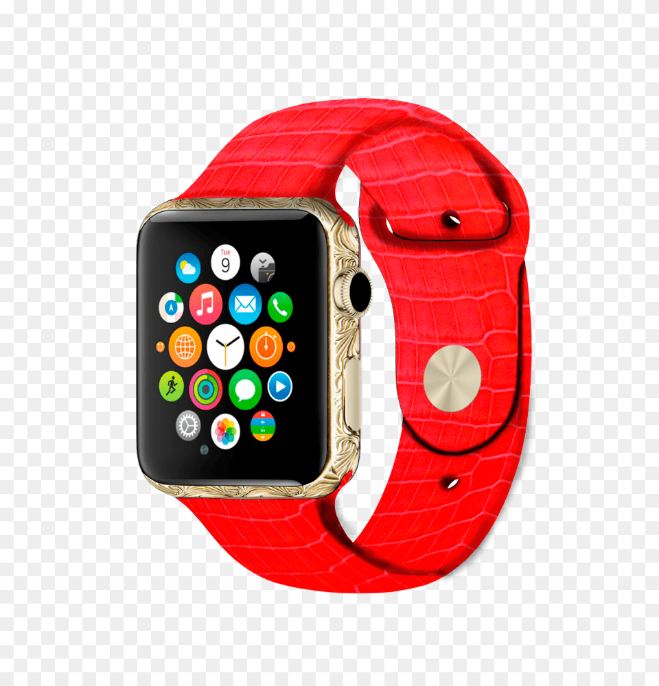 Caimania Apple Watch Platinum Handicraft, Wristwatch, Arm, Body Part, Person Free Transparent Png
