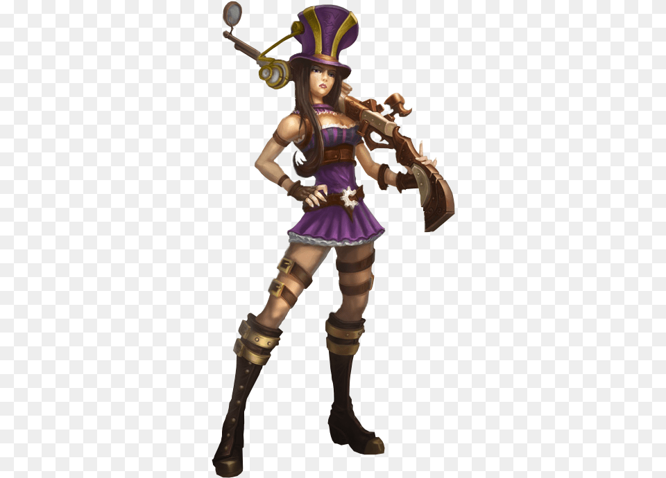 Caitlyn League Of Legends Cosplay League Of Legends Caitlyn, Clothing, Costume, Person, Child Free Png Download