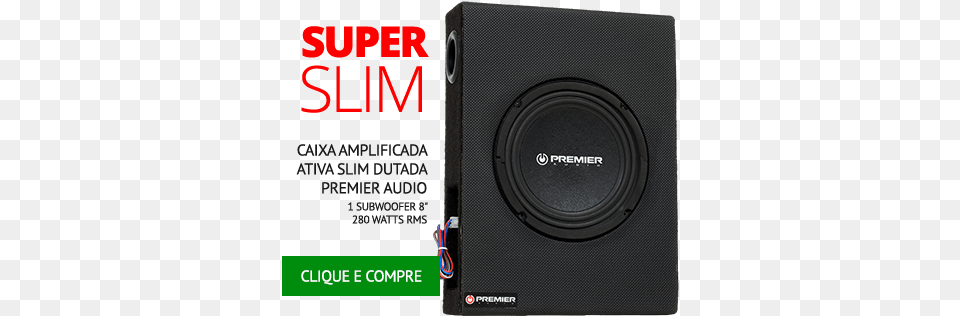 Caixa Amplificada Ativa Slim Dutada Premier Audio Com Caixa Amplificada Ativa Slim Dutada Premier Audio, Electronics, Speaker Png Image