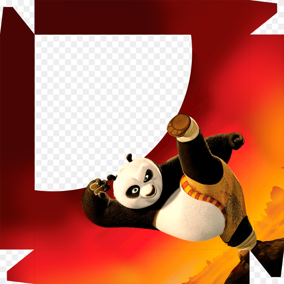 Caixa De Bombom Kung Fu Panda Kung Fu Panda, Animal, Bear, Giant Panda, Mammal Free Transparent Png