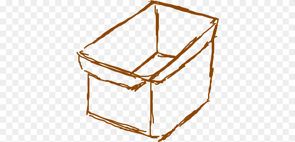 Caixa De Papelo Drawing, Box, Basket, Crate Png Image