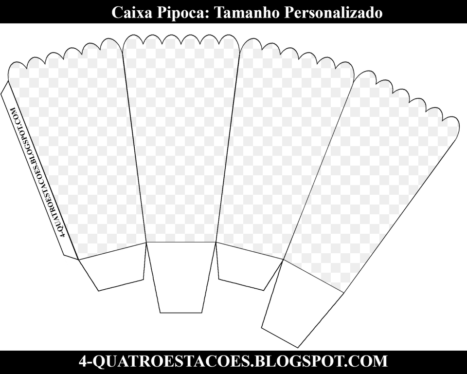 Caixa De Pipoca Caixa Pirmide Em, Clothing, Glove Free Png Download