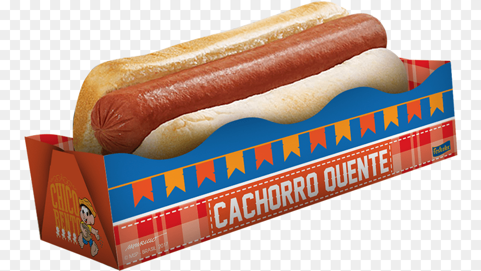 Caixa Para Cachorro Quente Chico Bento 08 Unidades Dodger Dog, Food, Hot Dog Png Image