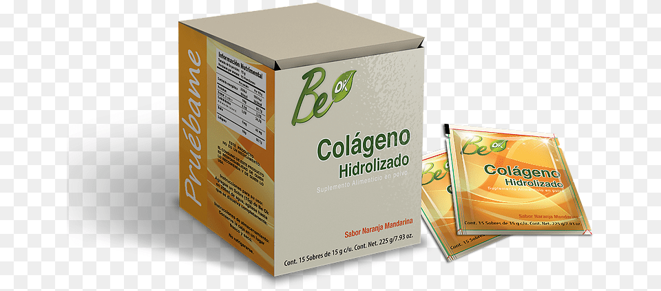 Caja Colageno Be Ok Regular Sin Fondo Box, Advertisement, Poster, Cardboard, Carton Png Image