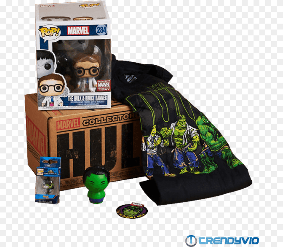 Caja De Coleccin Marvel Collector Corps The Hulk Marvel Collector Corps Hulk, Box, Toy, Doll, Person Free Png