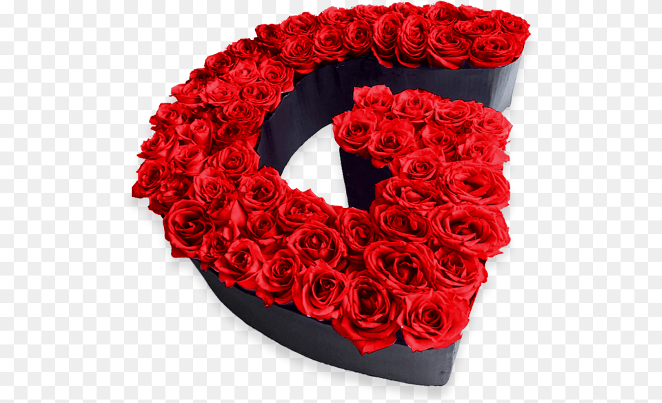 Caja De Letra Con Rosas Rojas, Flower, Plant, Rose, Symbol Png Image