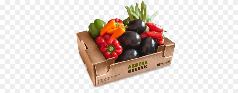 Caja De Verduras Ecolgicas Abdera Organic Sll, Food, Produce, Bell Pepper, Pepper Free Transparent Png