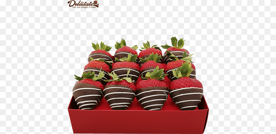 Caja Fresas Sorpresa Cajas De Fresas Con Chocolate, Berry, Food, Fruit, Plant Free Png Download