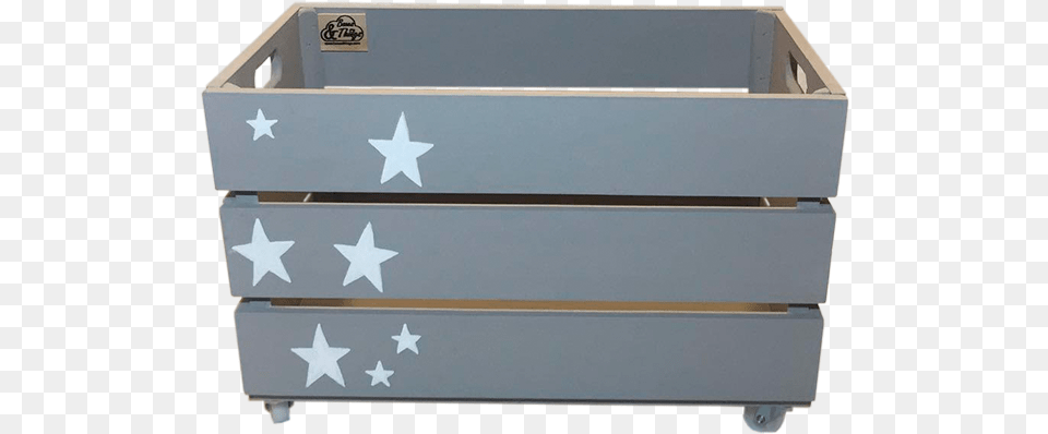 Caja Gris Estrellas Blancas 01 Nottm Forest, Cabinet, Drawer, Furniture, Box Png