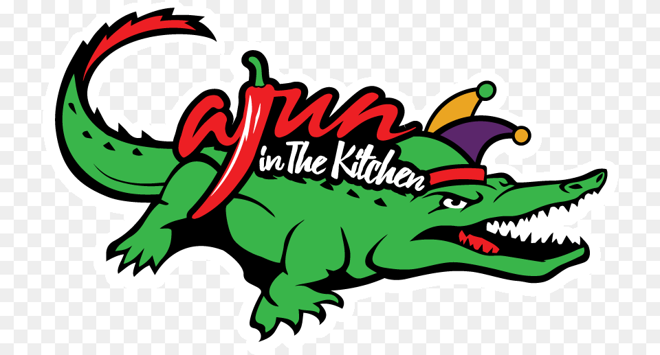 Cajun Cooking Catering Logo Design, Animal, Reptile, Crocodile, Fish Free Png Download