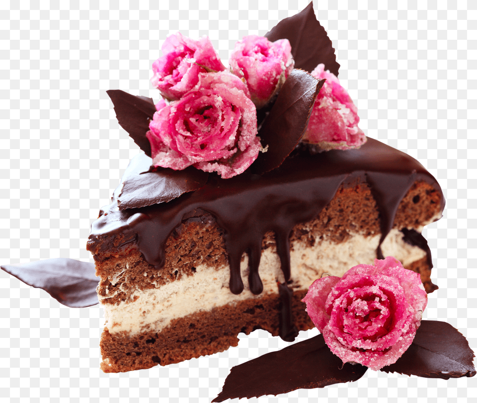 Cake, Icing, Cream, Dessert, Flower Png Image