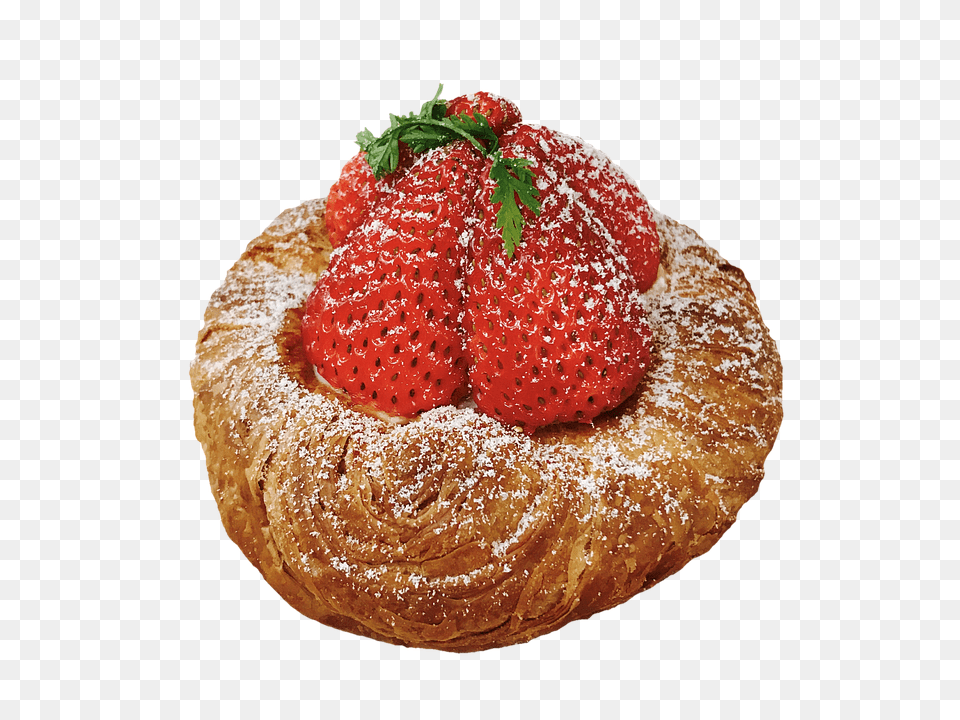 Cake Berry, Bread, Dessert, Food Free Png Download