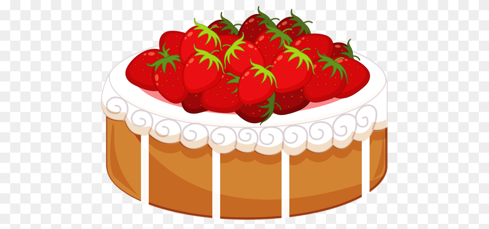 Cake, Berry, Produce, Plant, Fruit Free Png
