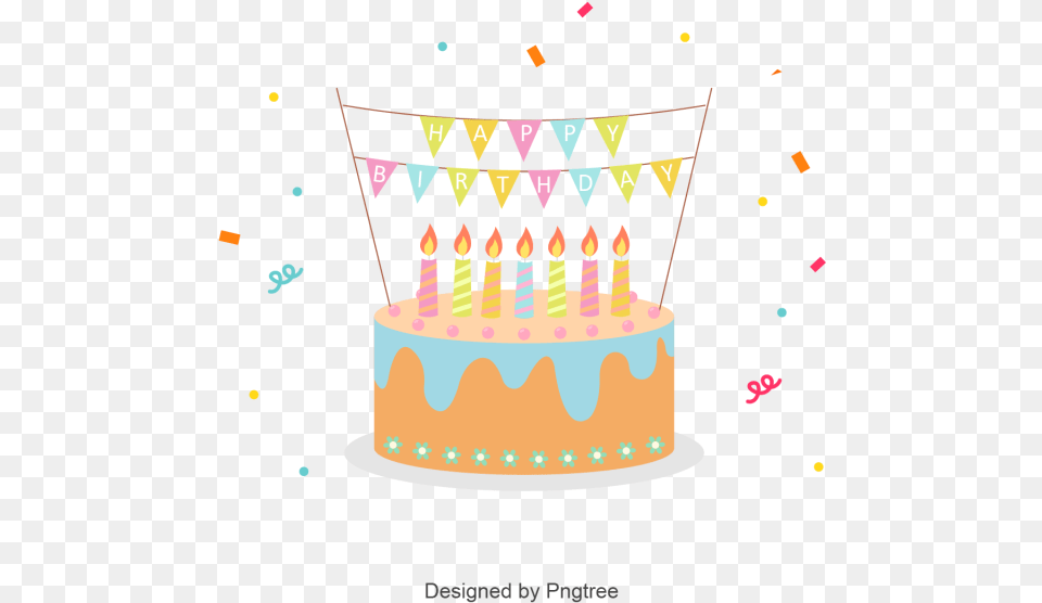 Cake Birthday Logo, Birthday Cake, Cream, Dessert, Food Free Png