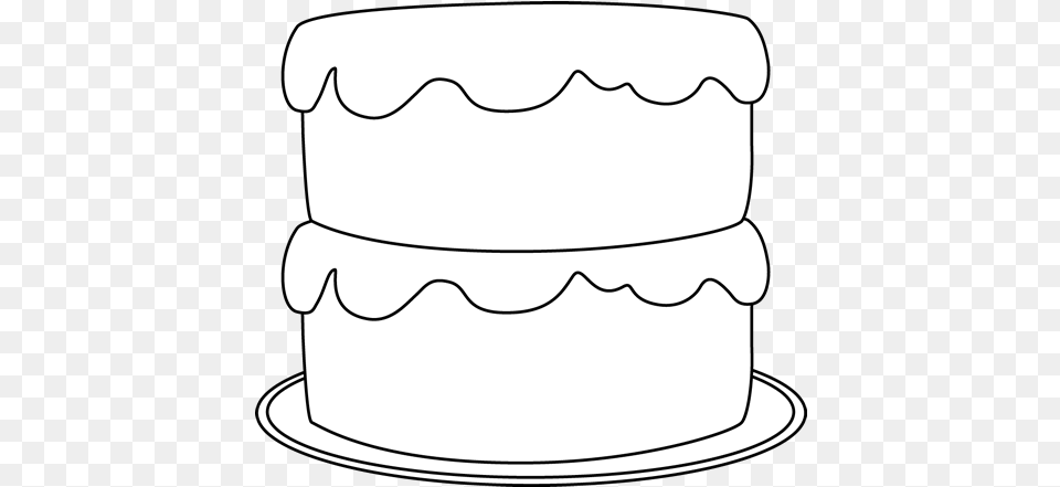 Cake Black And White Happy Birthday Clipart Birthday Cake Clipart White, Food Png Image