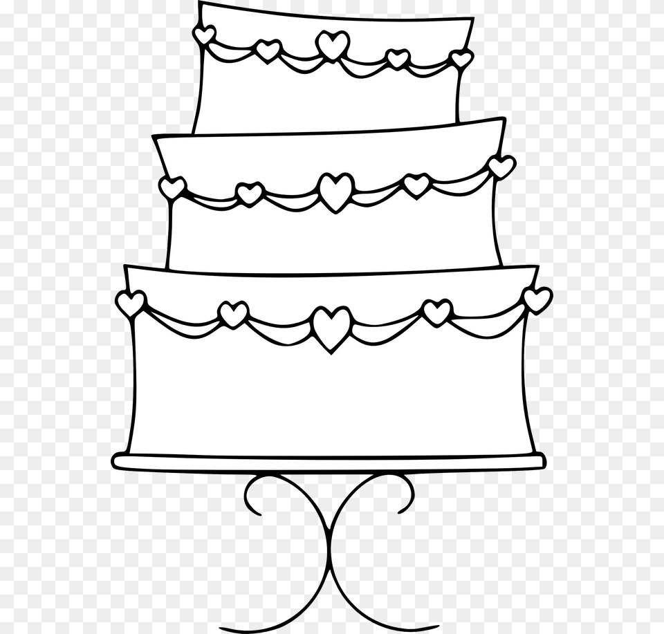Cake Black And White Wedding Cake Clipart Black And Wedding Cake Clipart, Dessert, Food, Wedding Cake, Gun Free Png Download