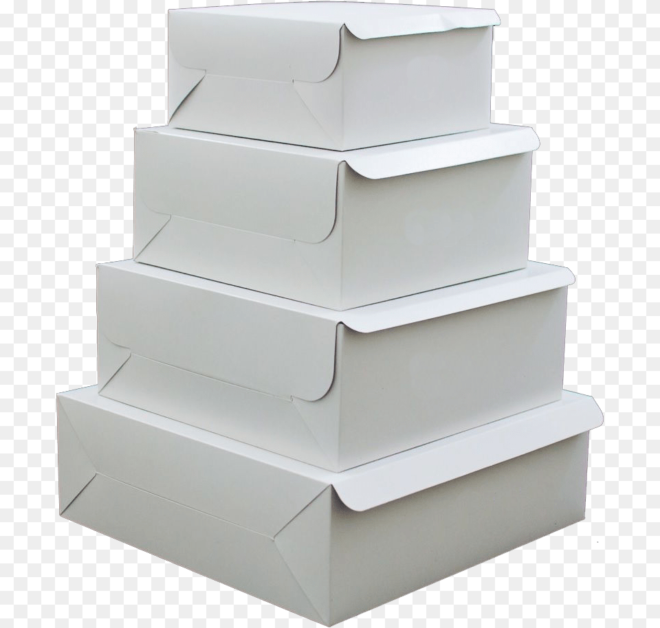 Cake Boxes 1 Cake Paper Box, Drawer, Furniture, Mailbox Free Png Download