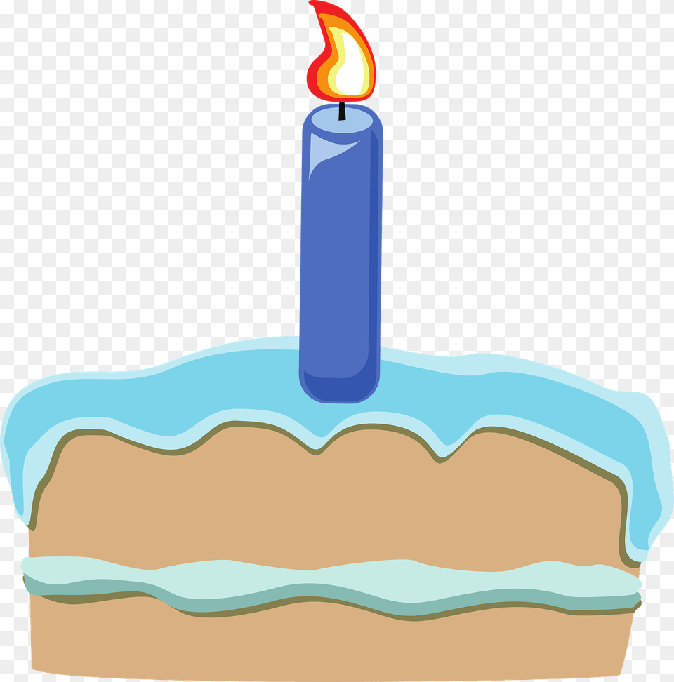 Cake Candle Birthday Vela De Bolo, Birthday Cake, Cream, Dessert, Food Free Png Download