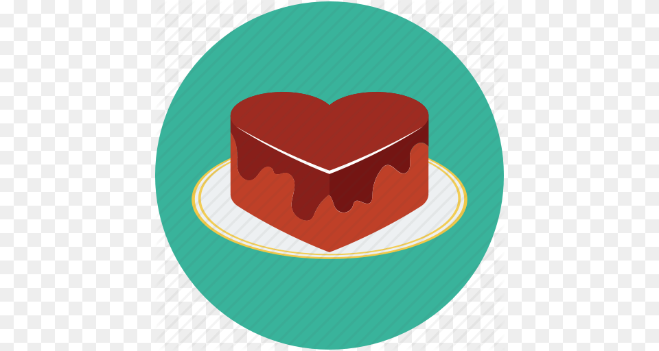 Cake Chocolate Cake Dessert Heart Shaped Cake Love Sign Icon, Food, Ketchup Png Image