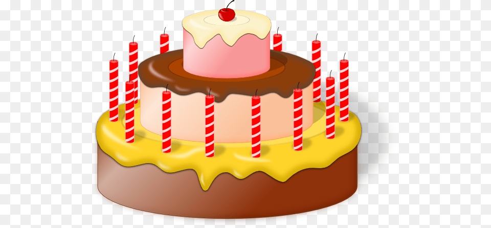 Cake Clip Art For Web, Birthday Cake, Cream, Dessert, Food Png Image