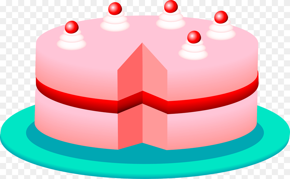 Cake Clipart, Birthday Cake, Cream, Dessert, Food Png Image