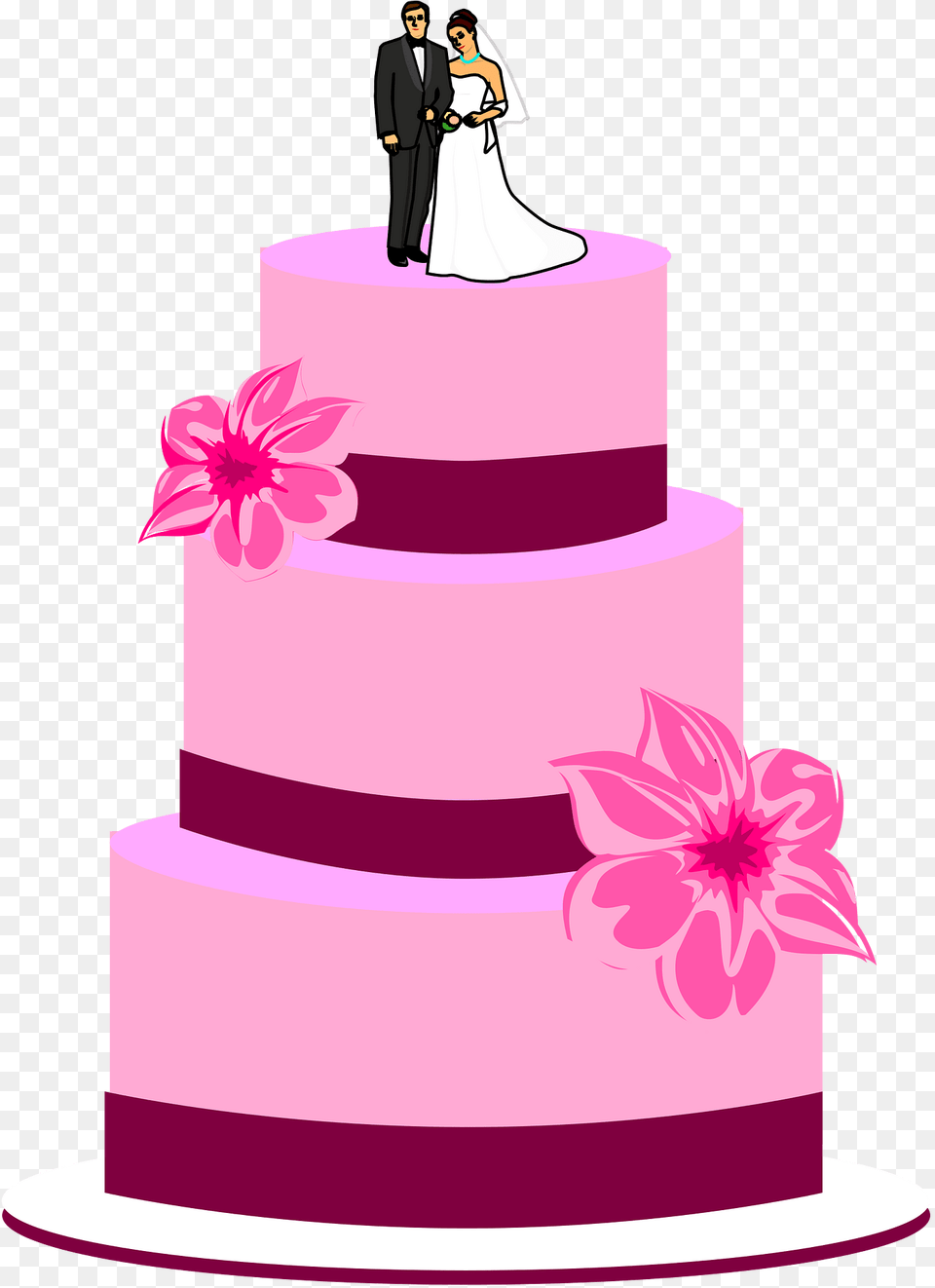 Cake Clipart, Food, Dessert, Wedding, Wedding Cake Png Image