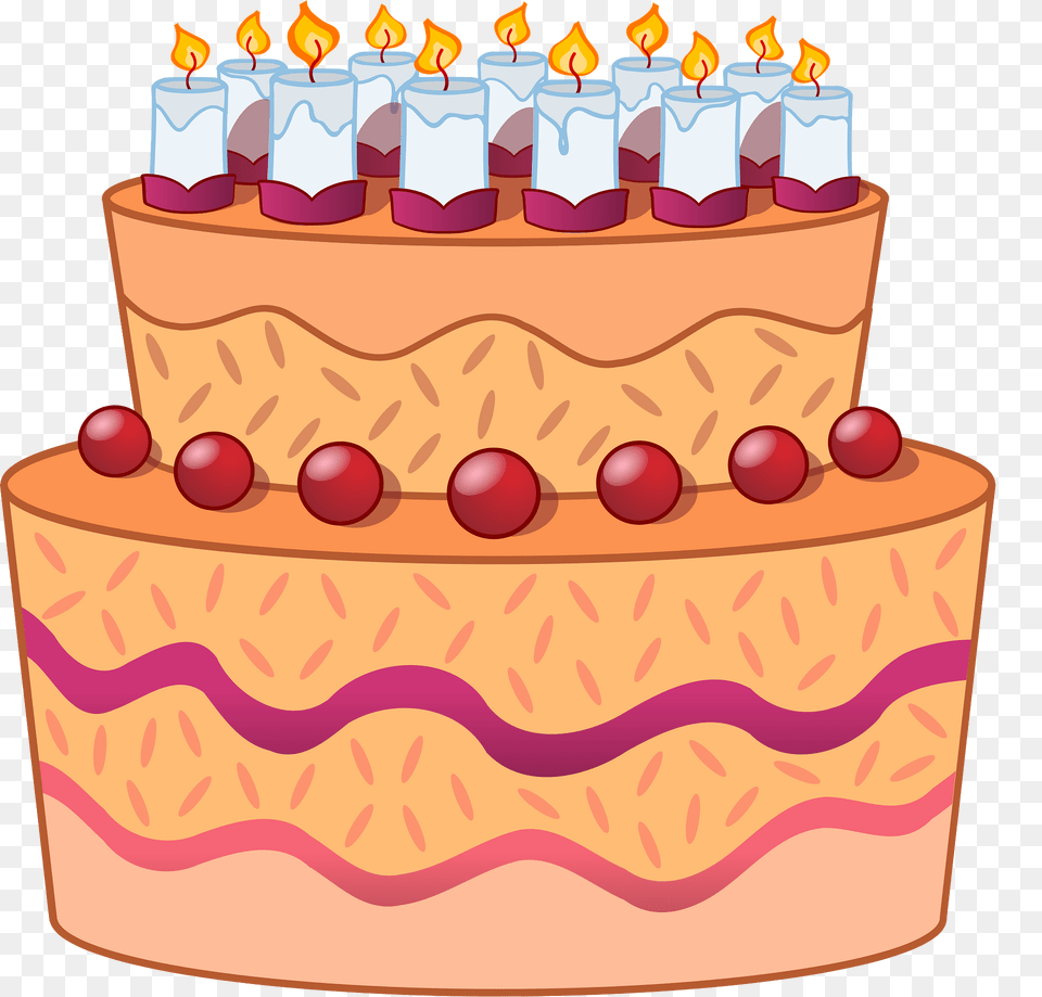 Cake Clipart, Birthday Cake, Cream, Dessert, Food Png Image