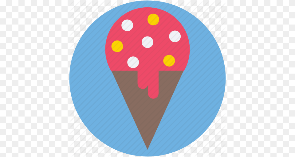 Cake Cone Cone Ice Cone Ice Cream Snow Cone Icon, Dessert, Food, Ice Cream, Disk Free Png