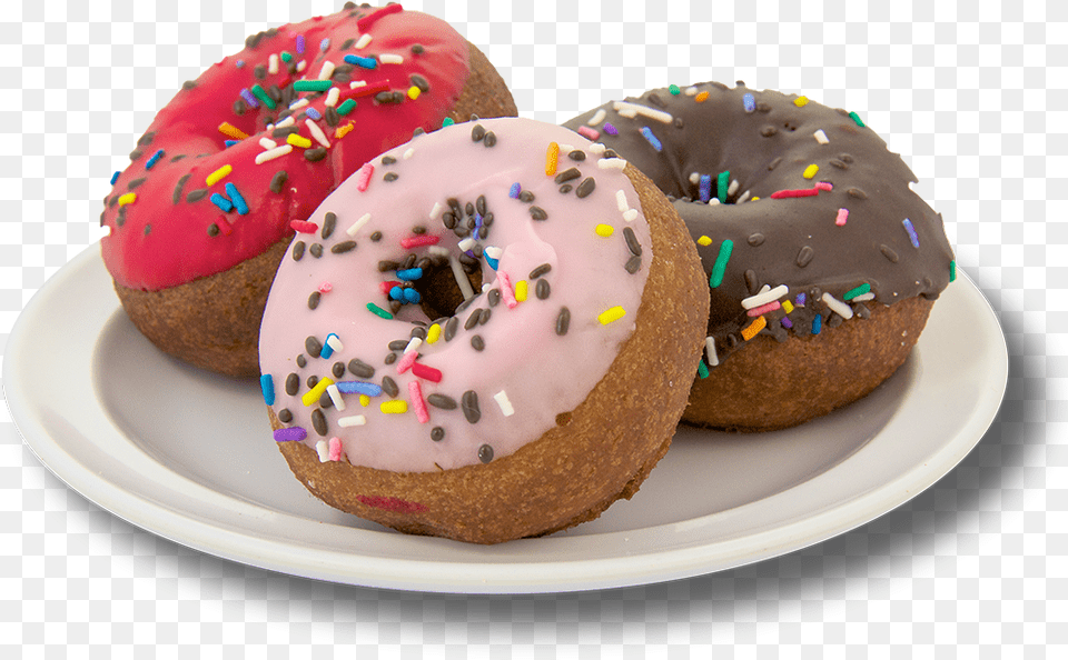Cake Donuts Cake Donuts Amp Original Glazed Donuts, Food, Sweets, Cream, Dessert Free Png Download