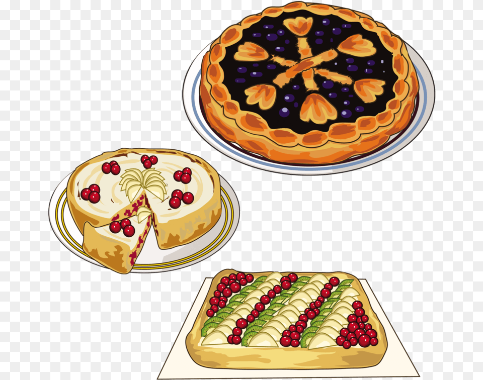 Cake Food Cartoon, Dessert, Pastry, Pie, Tart Free Transparent Png