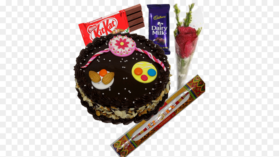 Cake For Rakshabandhan, Birthday Cake, Cream, Dessert, Food Free Transparent Png