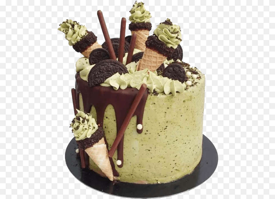Cake Hd Wallpaper Green Tea Oreo Cake, Birthday Cake, Cream, Dessert, Food Png Image
