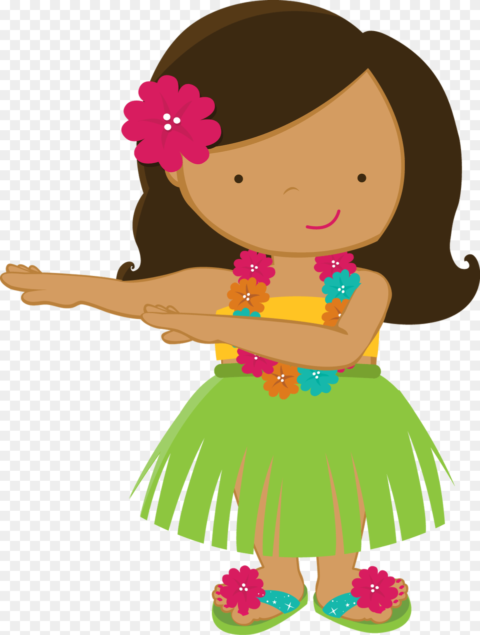 Cake Ideas Luau Clip Art And Hula, Flower, Plant, Accessories, Flower Arrangement Free Png Download